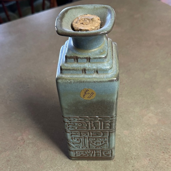 Frankoma Other - Vintage Frankoma # 7JH Aztec Mid Century Decanter/Vase with Cork Stopper